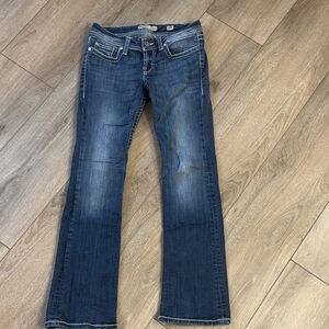 BKE Stella Women's Boot Cut Jeans in Dark Blue